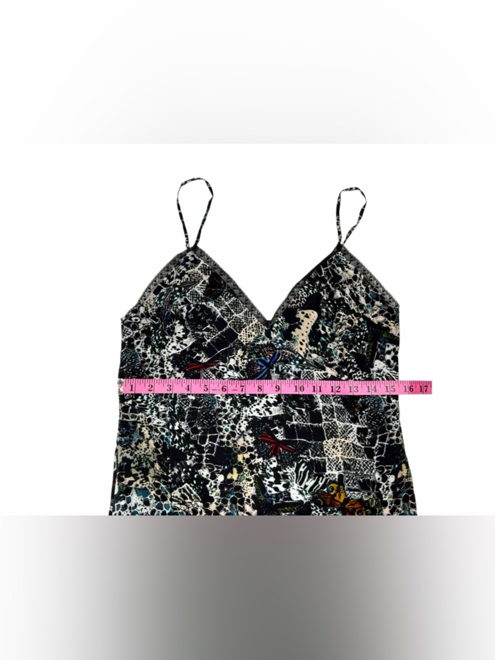 Zadig & Voltaire Ramelil Soft Butterflies Slip Dress Medium - Picture 2 of 5